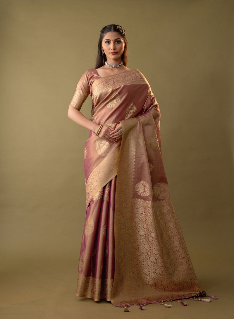Imperial Silk Purple Saree