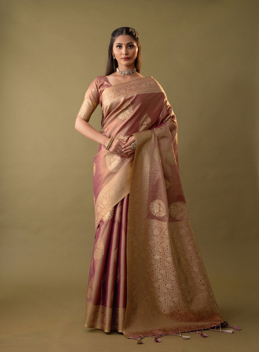 Imperial Silk Purple Saree