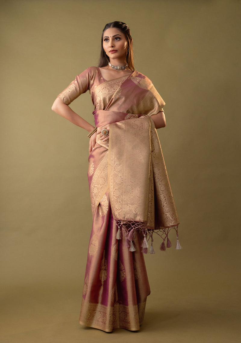 Imperial Silk Purple Saree