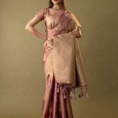 Imperial Silk Purple Saree
