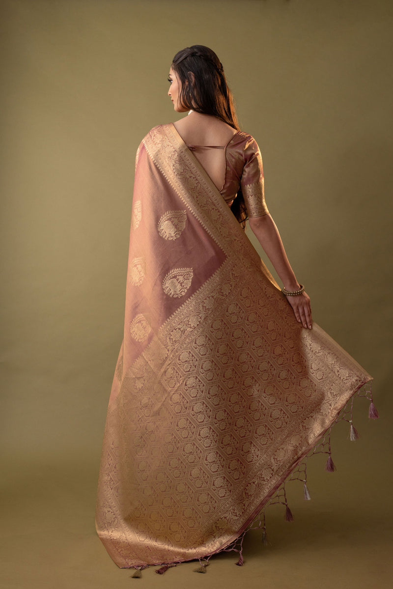 Imperial Silk Purple Saree