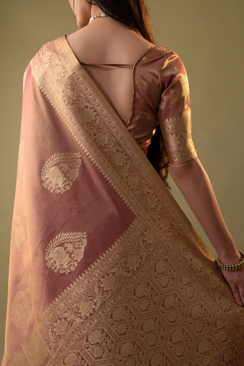 Imperial Silk Purple Saree