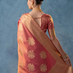 Izhai Silk Red Saree