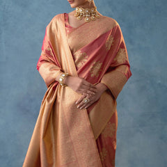 Izhai Silk Red Saree