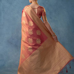 Izhai Silk Red Saree