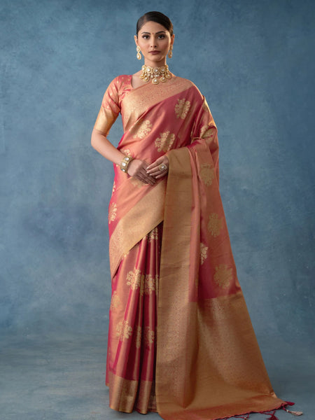 Izhai Silk Red Saree