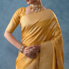 Izhai Silk Yellow Saree