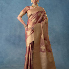 Izhai Silk Purple Saree