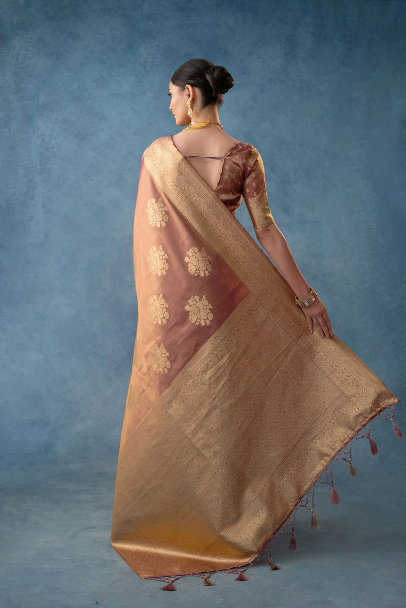 Izhai Silk Purple Saree