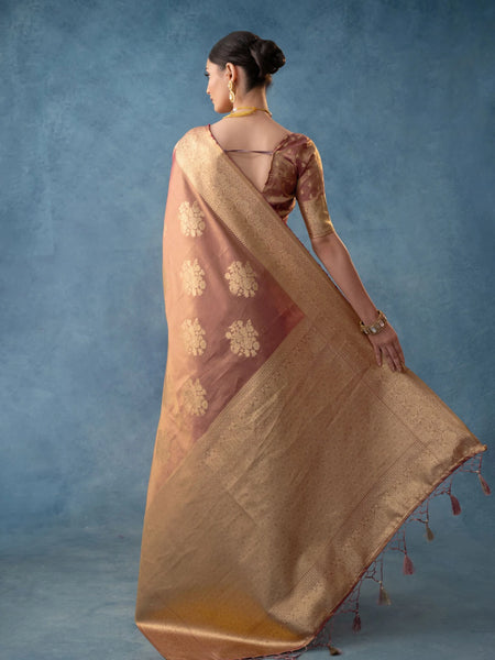 Izhai Silk Purple Saree