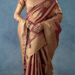 Izhai Silk Purple Saree