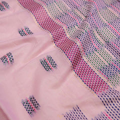 Katha Handloom Baby Pink Saree