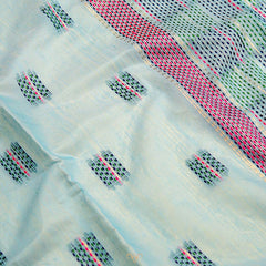 Katha Handloom Blue Saree