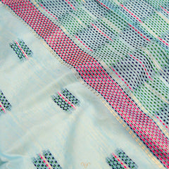 Katha Handloom Blue Saree