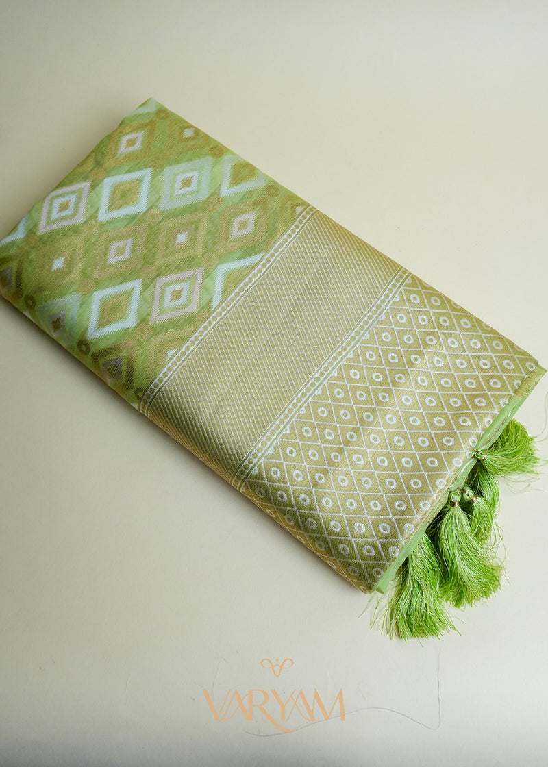 Shahi Cotton Green Saree
