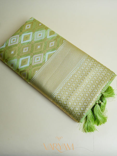 Shahi Cotton Green Saree