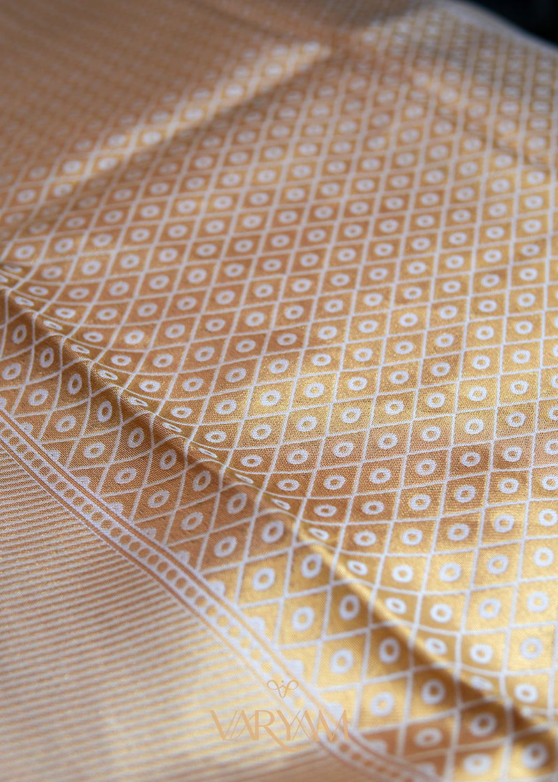 Shahi Cotton Peach Saree