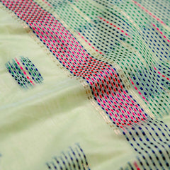 Katha Handloom Green Saree