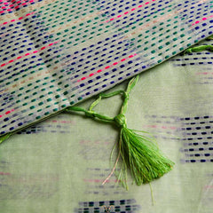 Katha Handloom Green Saree