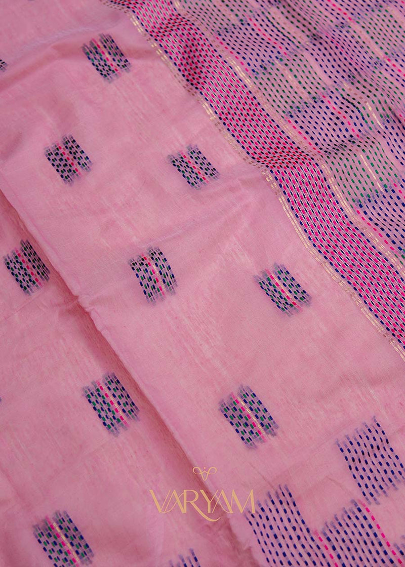 Katha Handloom Pink Saree