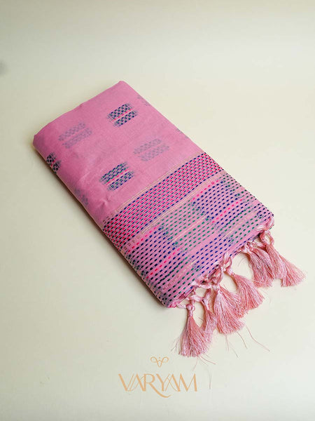 Katha Handloom Pink Saree