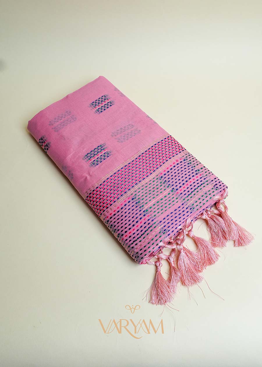 Katha Handloom Pink Saree