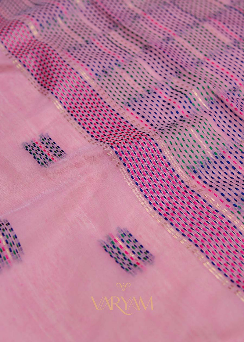 Katha Handloom Pink Saree