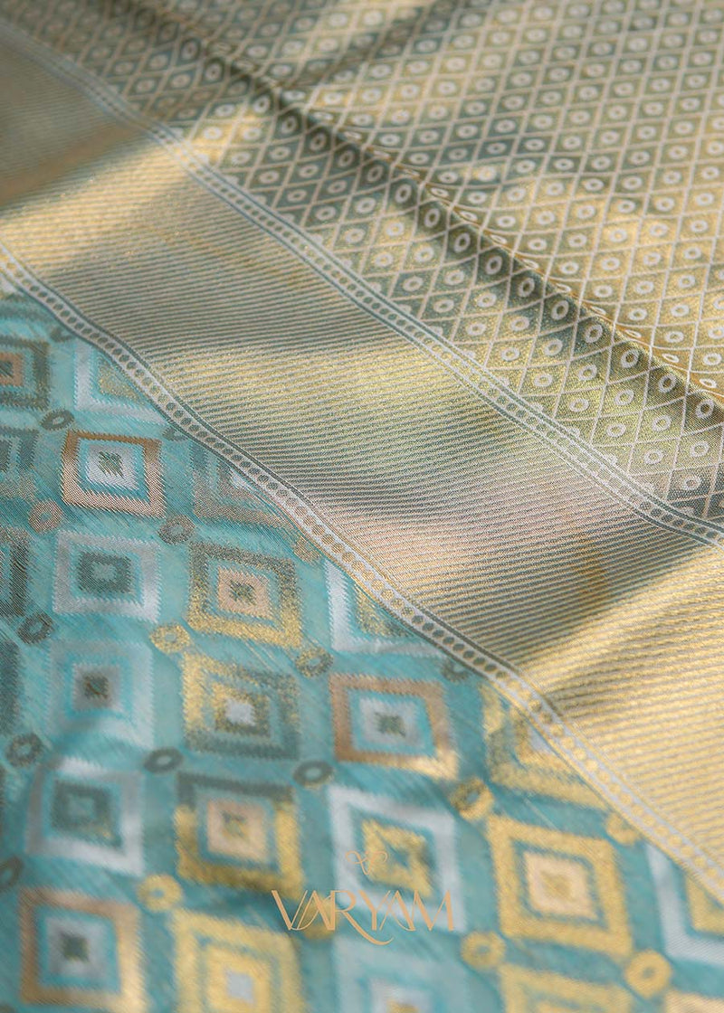 Shahi Cotton Blue Saree