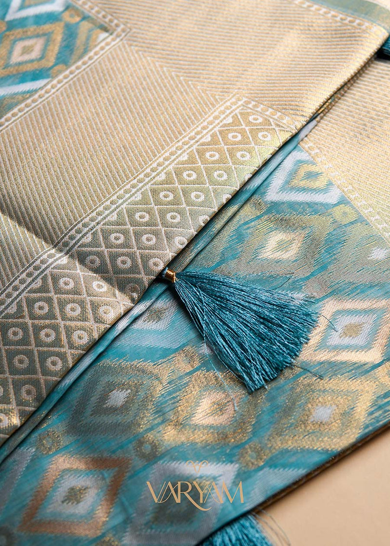 Shahi Cotton Blue Saree