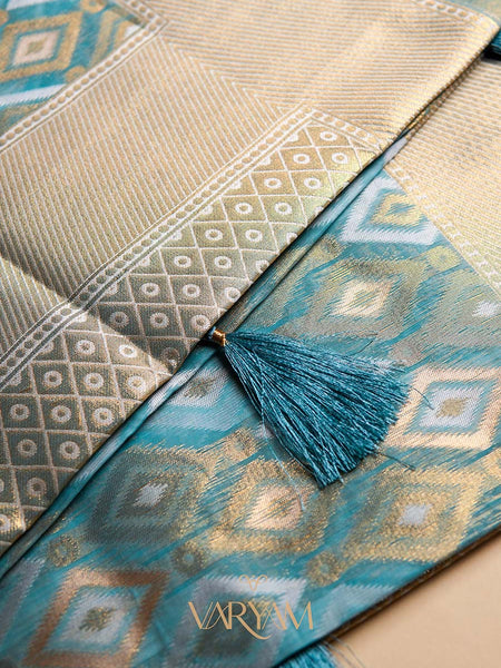 Shahi Cotton Blue Saree