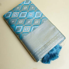 Shahi Cotton Blue Saree