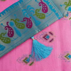 Kalista Linen Pink Saree