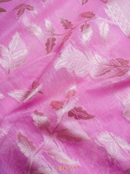 Mango Cotton Baby Pink Saree