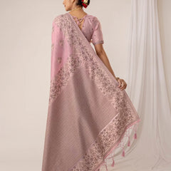 Sindoor Cotton Pink Saree