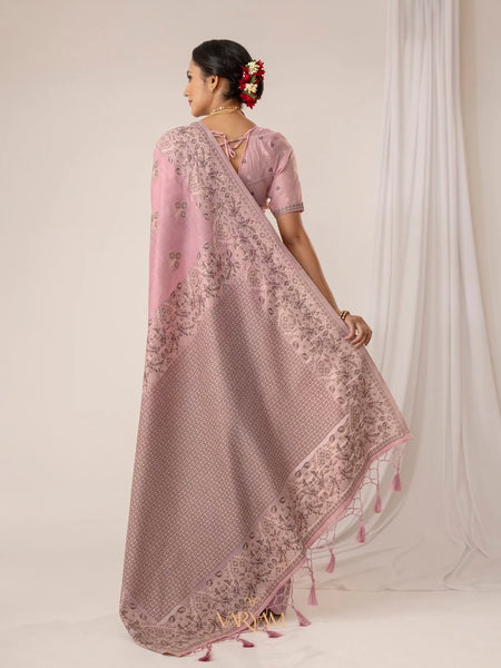 Sindoor Cotton Pink Saree