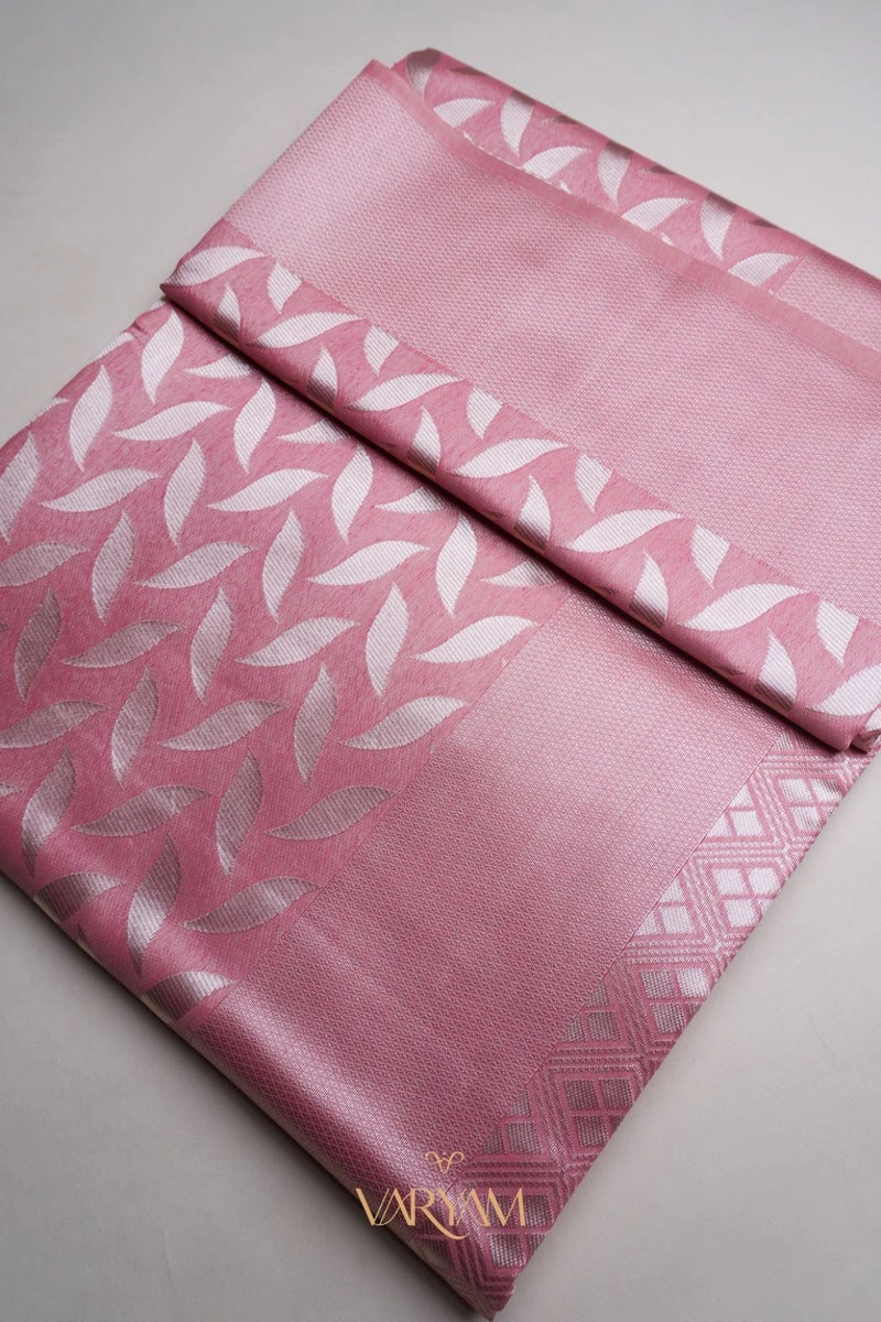 Sanna Cotton Pink Saree