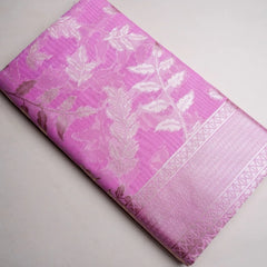 Mango Cotton Baby Pink Saree