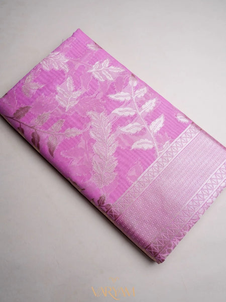 Mango Cotton Baby Pink Saree
