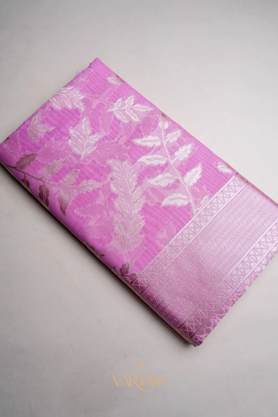 Mango Cotton Baby Pink Saree