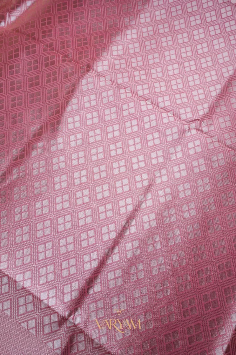 Sanna Cotton Pink Saree