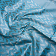 Sanna Cotton Blue Saree