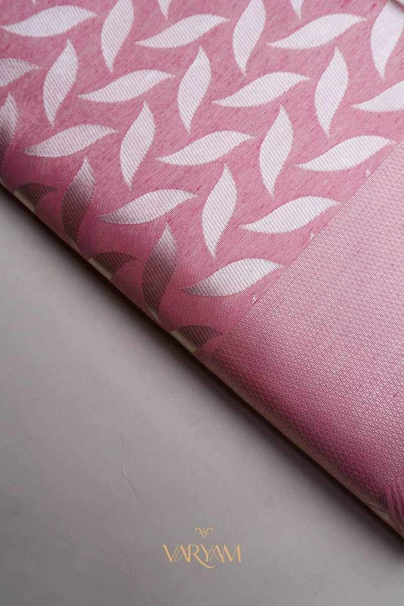 Sanna Cotton Pink Saree