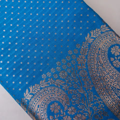 Zari Banarsi Silk Dark Blue Saree