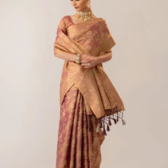 Ivona Silk Purple Saree