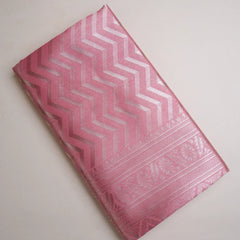 Leeche Cotton Pink Saree