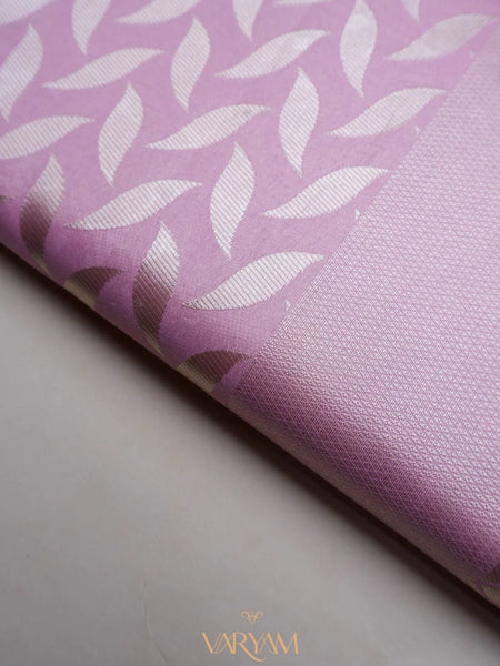 Sanna Cotton Baby Pink Saree