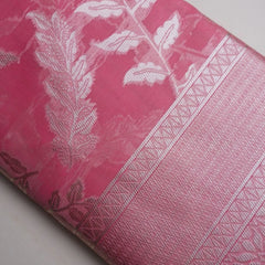 Mango Cotton Pink Saree