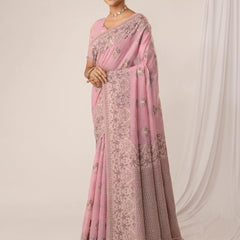 Sindoor Cotton Pink Saree