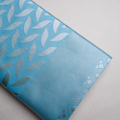 Sanna Cotton Blue Saree