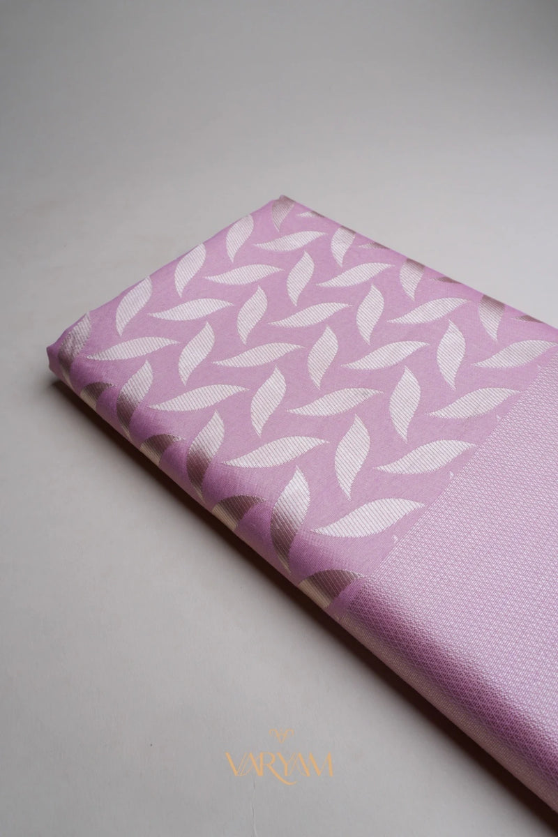 Sanna Cotton Baby Pink Saree